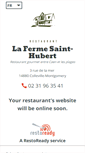 Mobile Screenshot of ferme-sainthubert.com